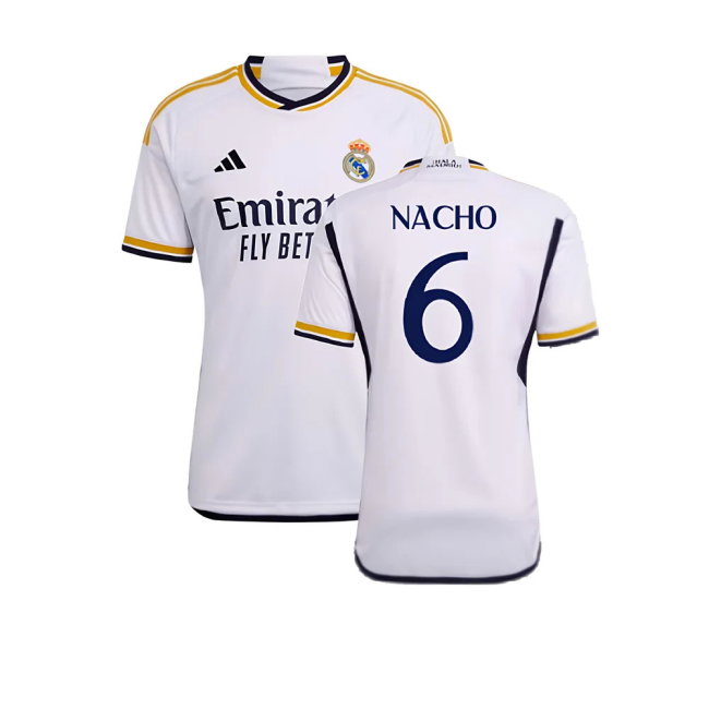 2023-2024 Real Madrid Home Shirt (Nacho 6)-SoccerKits Hub | Buy Soccer Jerseys Online